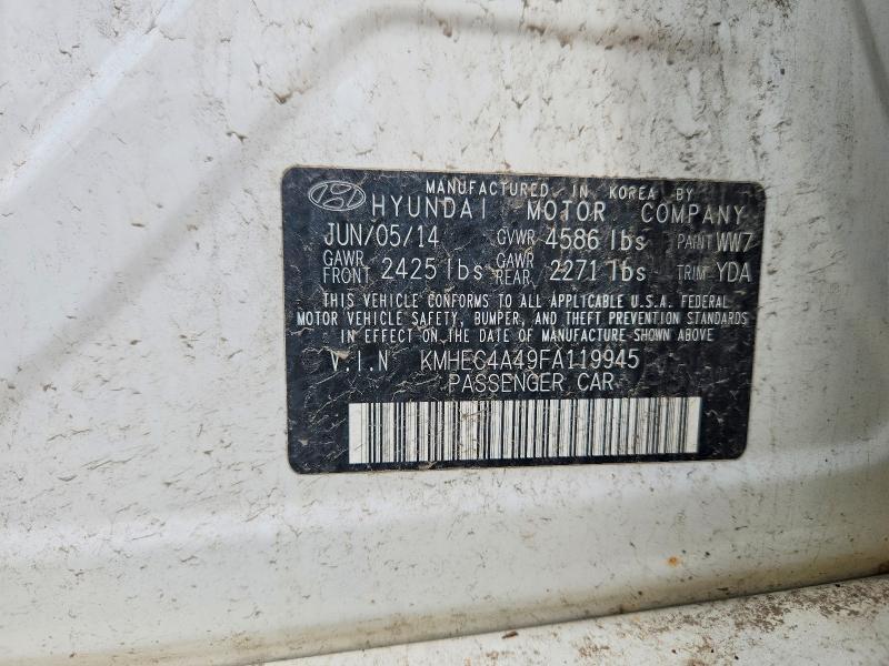 2015 HYUNDAI SONATA HYBRID BASE — Фото 12 из 12