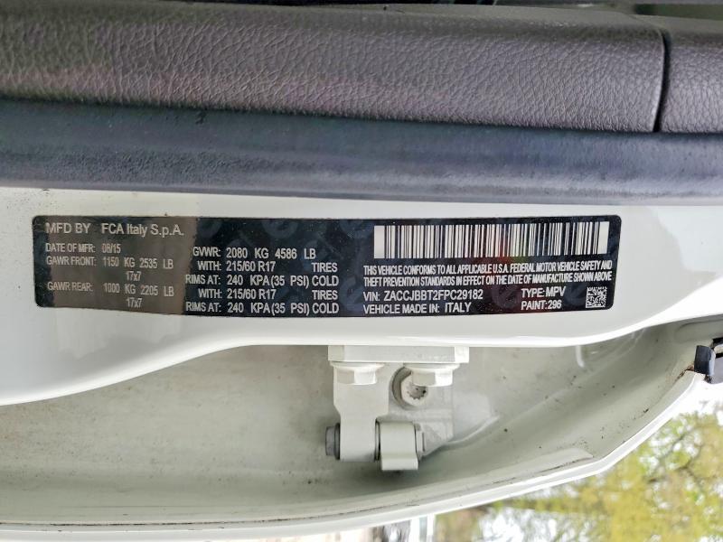 ZACCJBBT2FPC29182 2015 JEEP RENEGADE photo no. 12