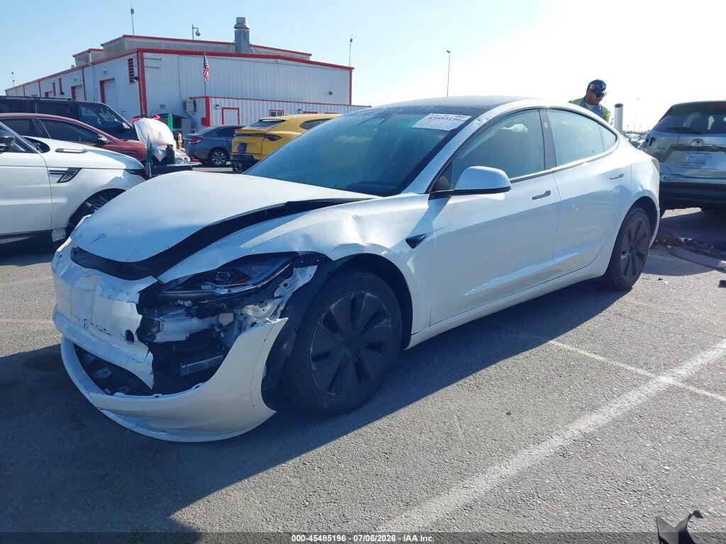 5YJ3E1EA1SF924036 2025 TESLA MODEL 3 photo no. 2