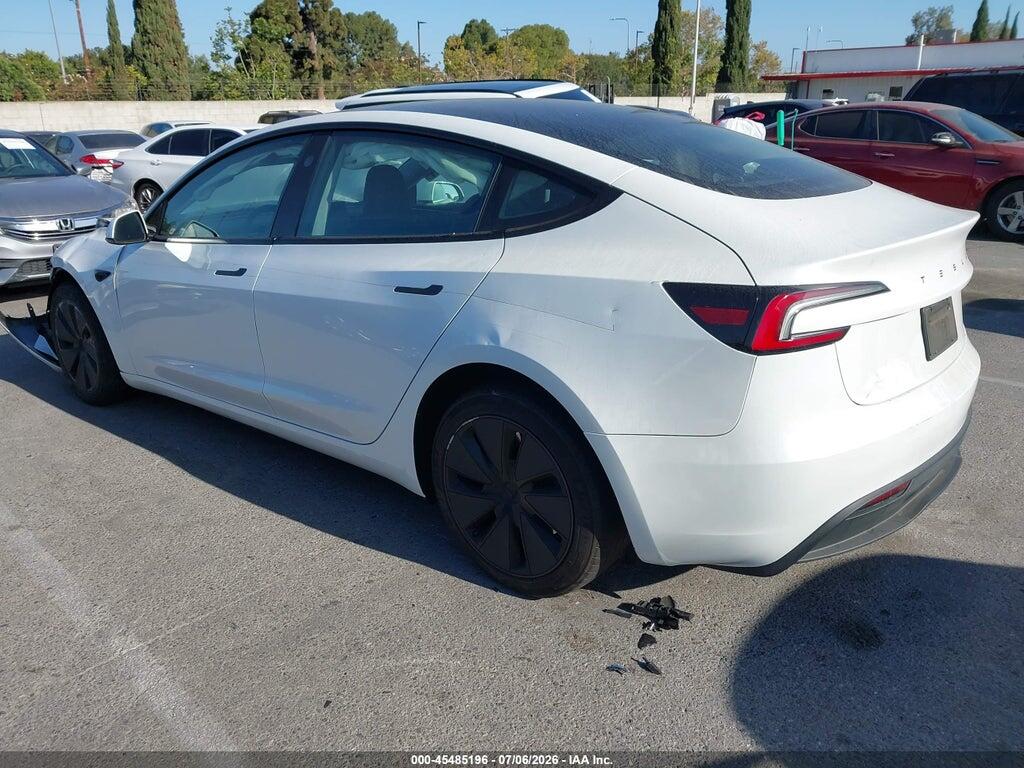5YJ3E1EA1SF924036 2025 TESLA MODEL 3 photo no. 3