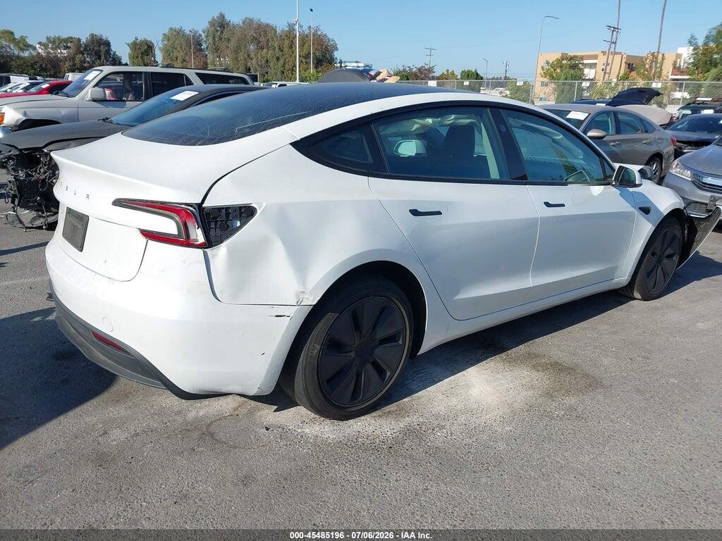 5YJ3E1EA1SF924036 2025 TESLA MODEL 3 photo no. 4