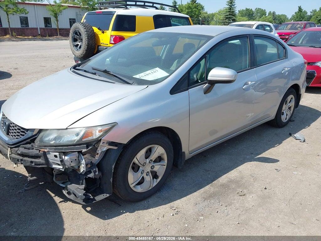 19XFB2F57FE296346 2015 HONDA CIVIC photo no. 2