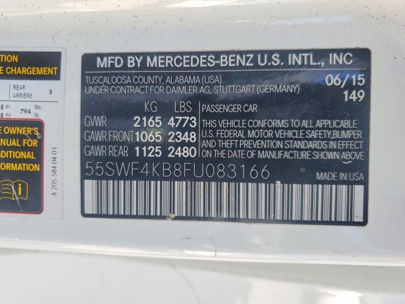 2015 MERCEDES-BENZ C 300 4MATIC — Фото 12 из 12