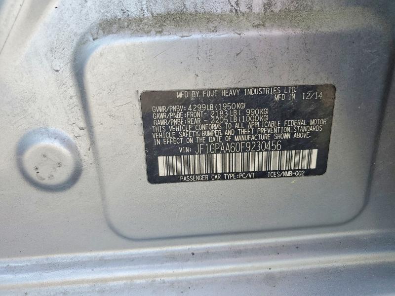 JF1GPAA60F9230456 2015 SUBARU IMPREZA photo no. 12