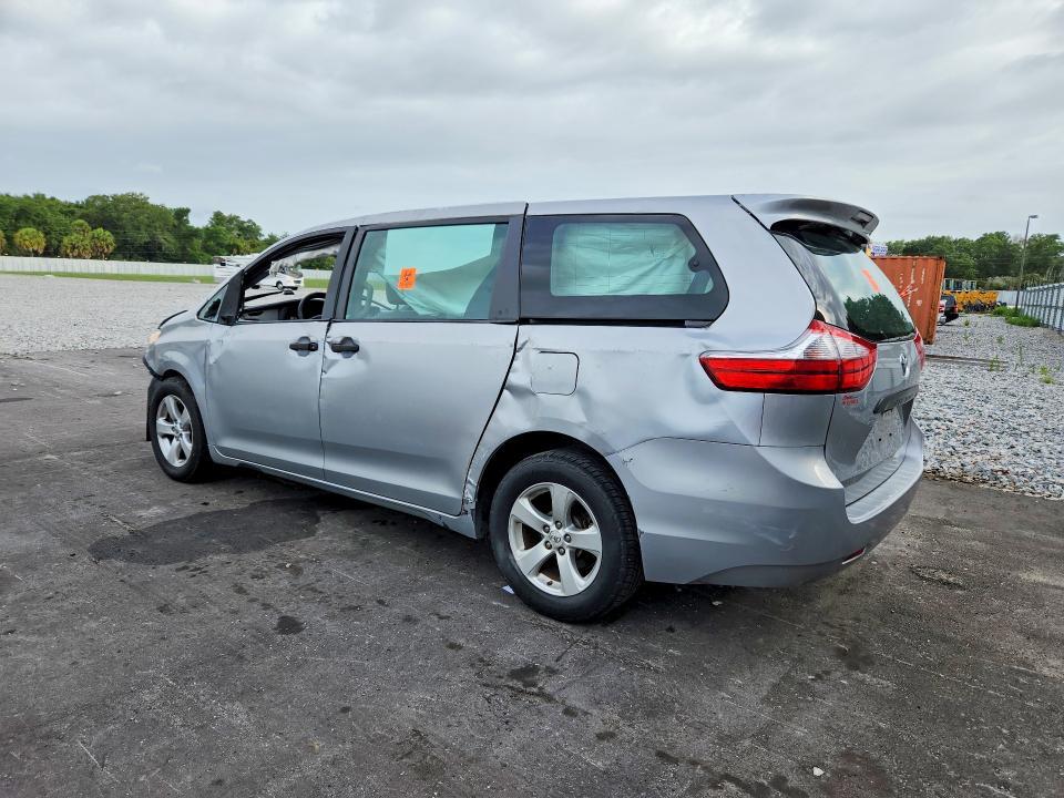 2015 TOYOTA SIENNA L 7-PASSENGER — Фото 2 из 13