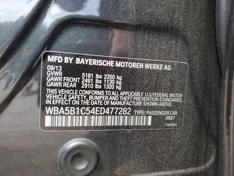WBA5B1C54ED477282 2014 BMW 535 photo no. 12