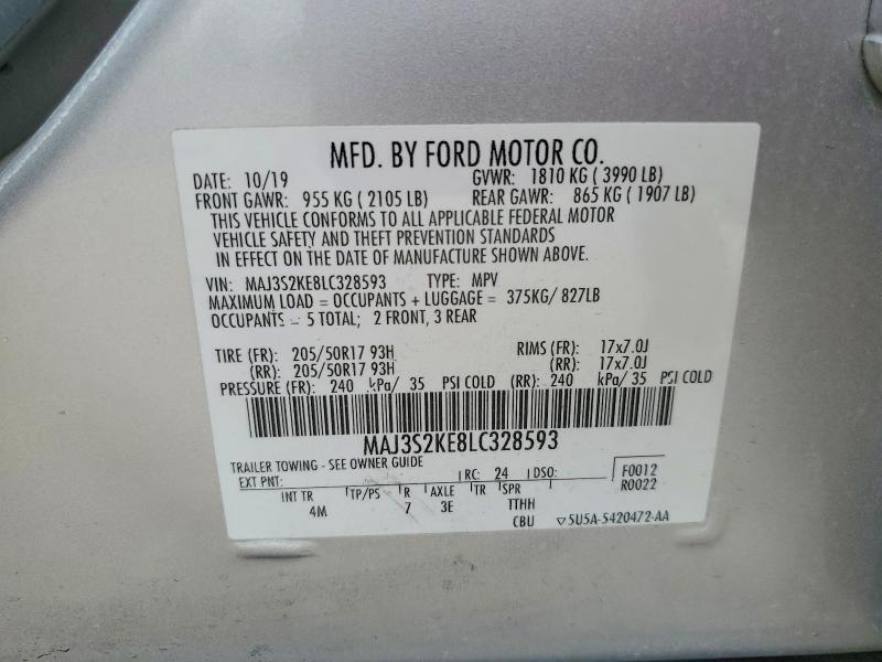 2020 FORD ECOSPORT TITANIUM — Фото 14 из 14
