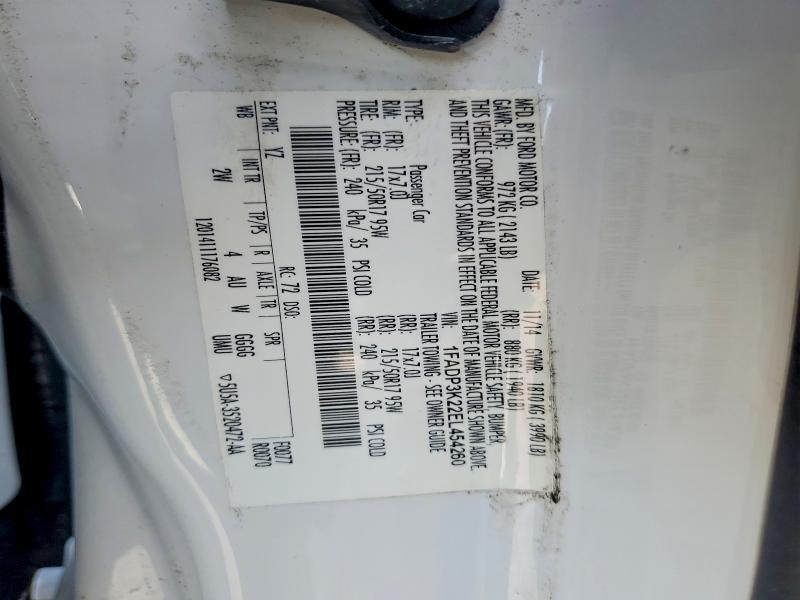 1FADP3K22EL454260 2014 FORD FOCUS photo no. 12