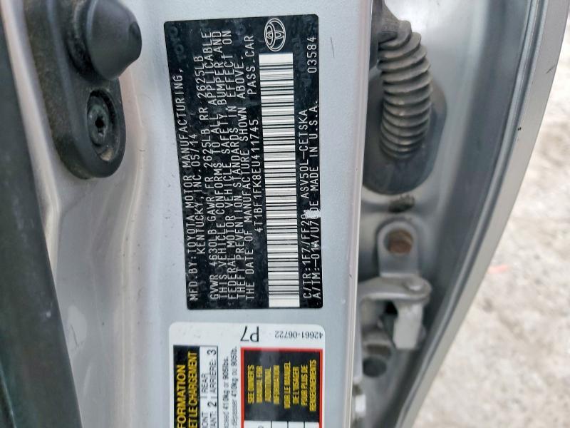 4T1BF1FK8EU411745 2014 TOYOTA CAMRY photo no. 12
