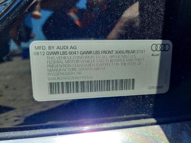 2013 AUDI A8 L QUATTRO — Фото 12 из 12