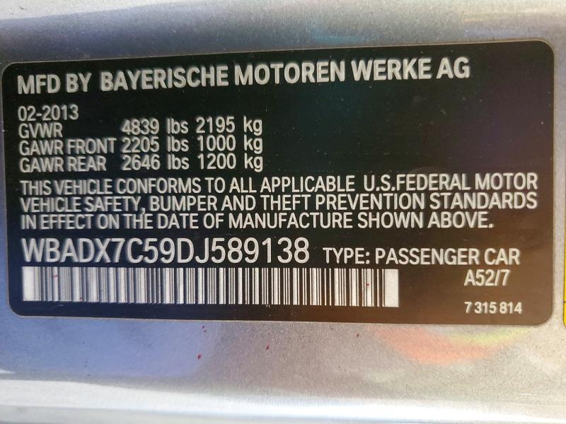 2013 BMW 335 I — Фото 12 из 12