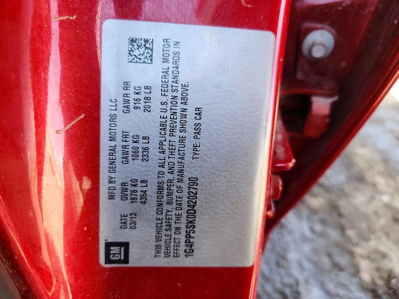 1G4PP5SK0D4202790 2013 BUICK VERANO photo no. 12