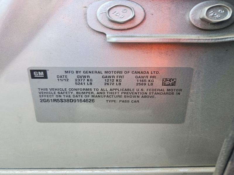 2G61R5S38D9164626 2013 CADILLAC XTS photo no. 12