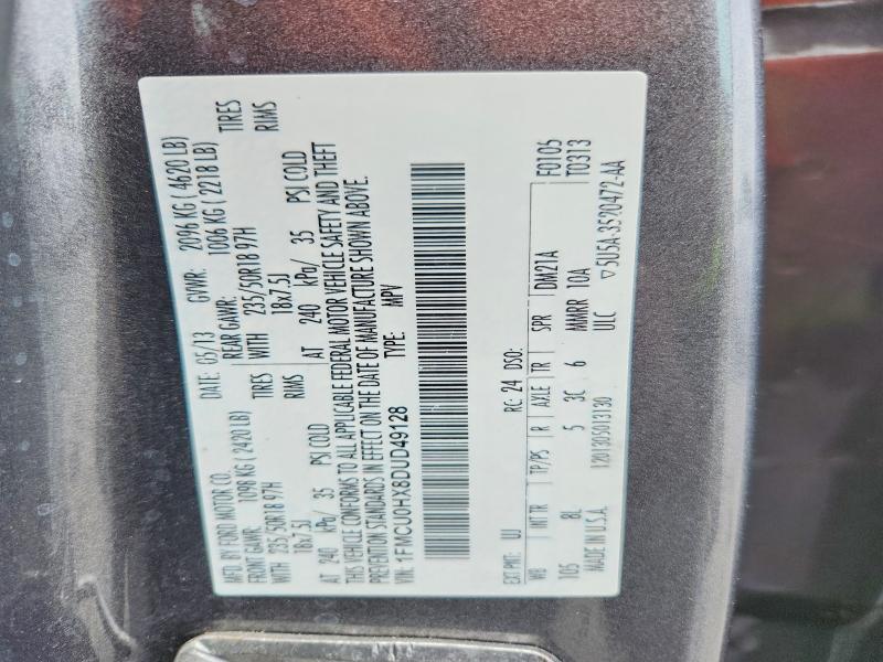 2013 FORD ESCAPE SEL — Фото 13 из 13