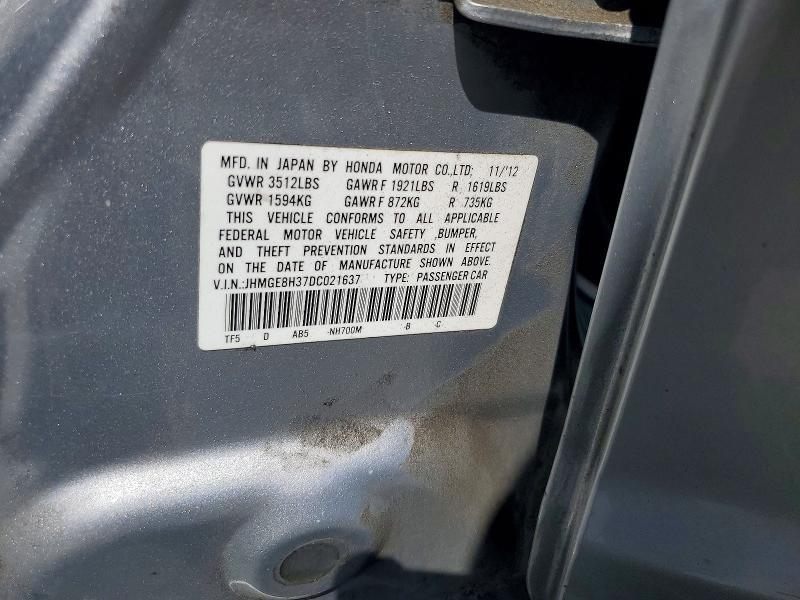 2013 HONDA FIT — Фото 12 из 12