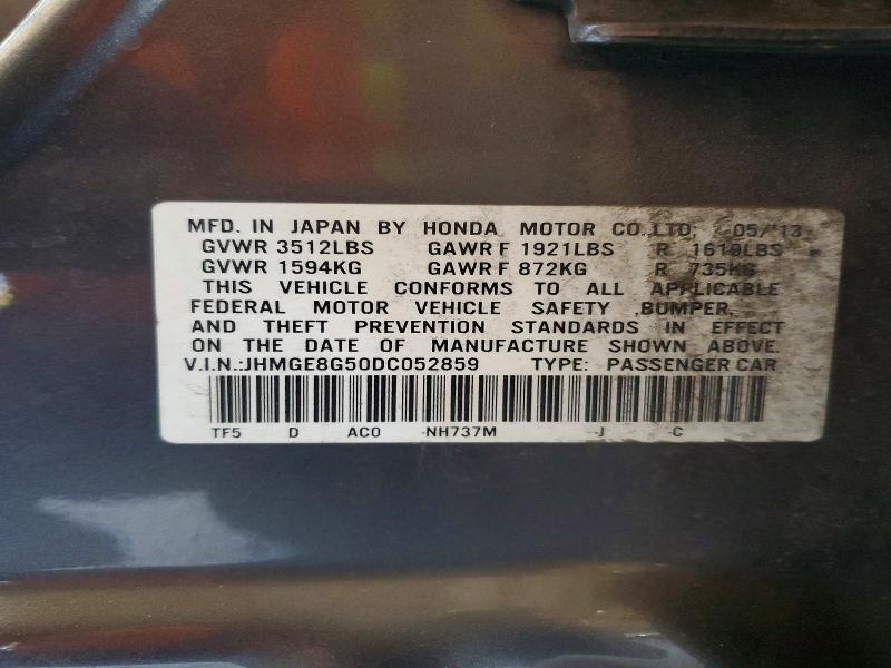 2013 HONDA FIT SPORT — Фото 12 из 12