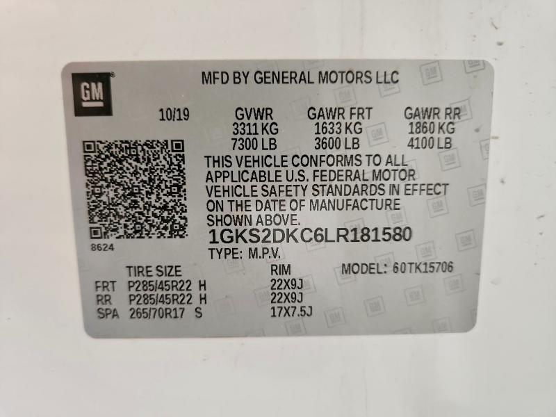 2020 GMC YUKON SLT — Фото 14 из 14