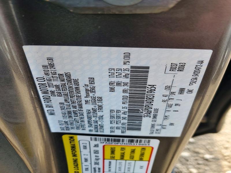 2013 FORD FUSION SE PHEV — Фото 12 из 12