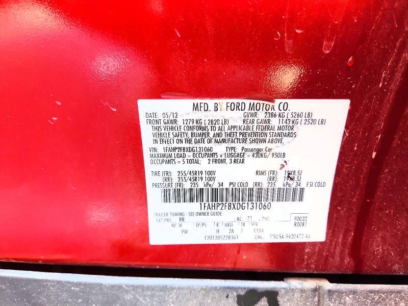 1FAHP2F8XDG131060 2013 FORD TAURUS photo no. 12