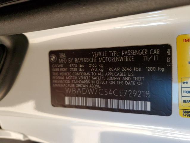 2012 BMW 328 I SULEV — Фото 12 из 12