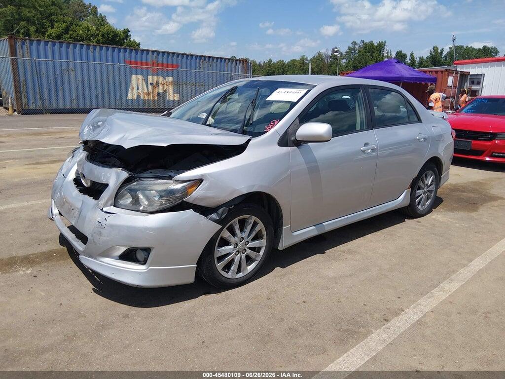 1NXBU4EE3AZ205178 2010 TOYOTA COROLLA photo no. 2