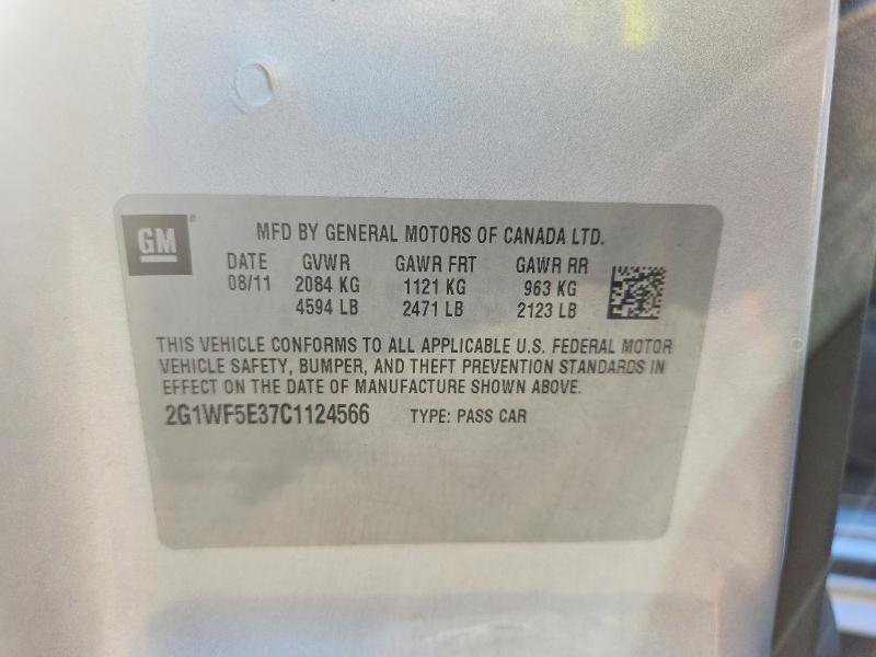 2G1WF5E37C1124566 2012 CHEVROLET IMPALA photo no. 12