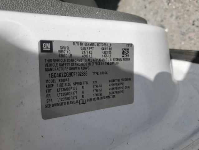 2012 CHEVROLET SILVERADO K3500 — Фото 12 из 12