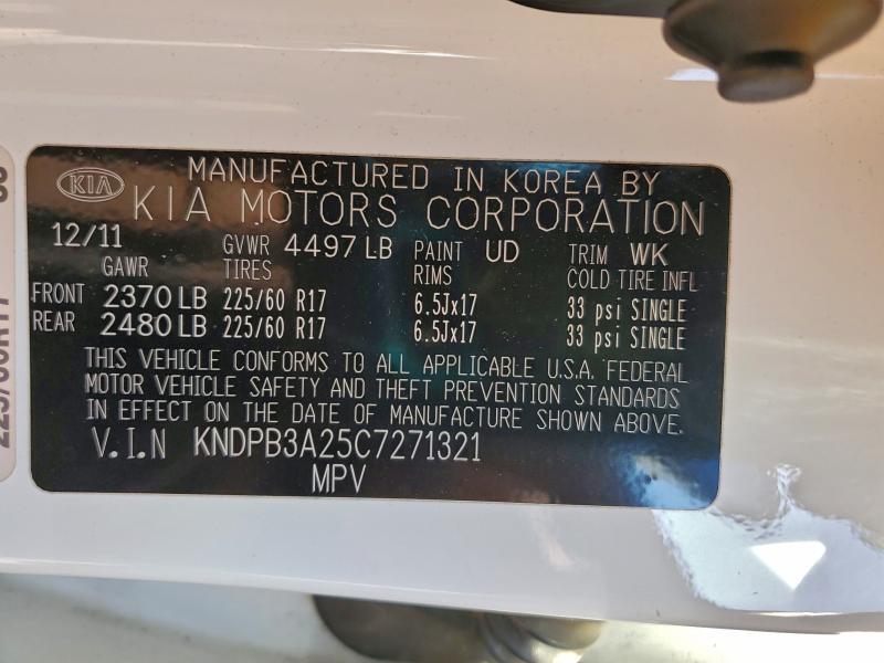 2012 KIA SPORTAGE — Фото 13 из 13