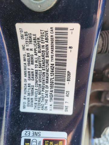 2007 HONDA CIVIC LX — Фото 12 из 12