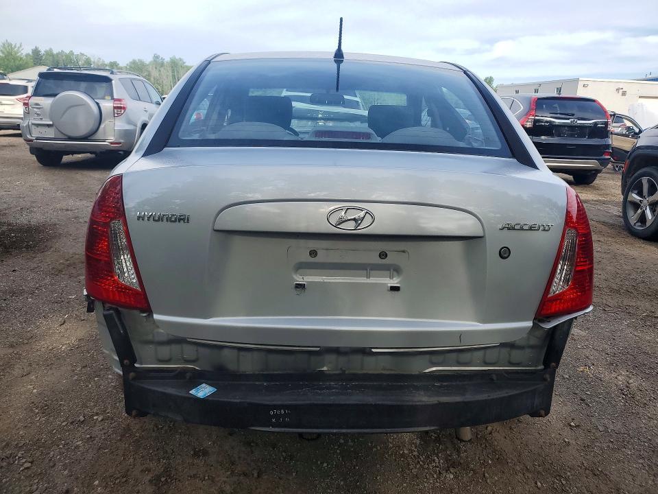 KMHCN45C87U165706 2007 HYUNDAI ACCENT photo no. 6