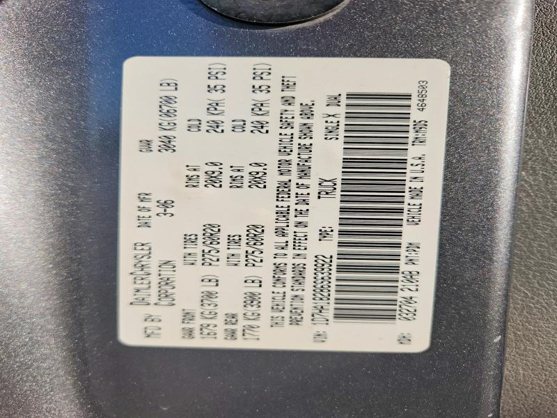 1D7HA18286S639922 2006 DODGE RAM 1500 photo no. 12