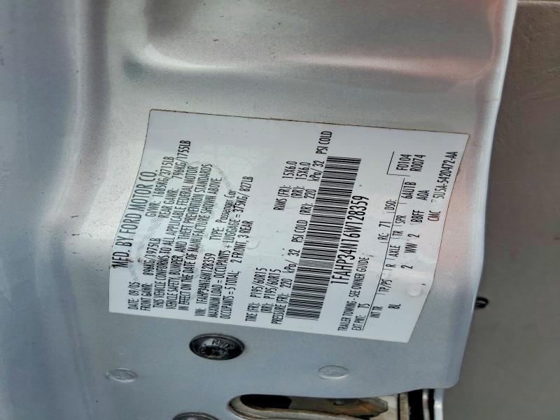 1FAHP34N16W128359 2006 FORD FOCUS photo no. 12