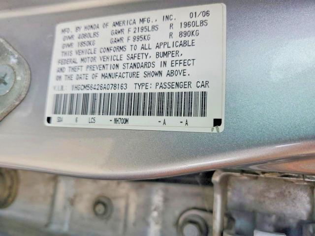2006 HONDA ACCORD LX — Фото 12 из 12