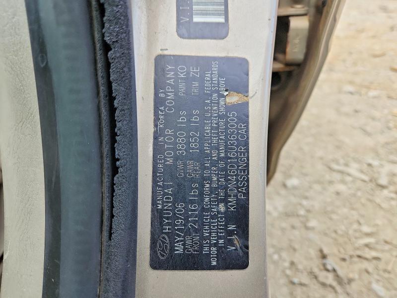 2006 HYUNDAI ELANTRA GLS — Фото 12 из 12