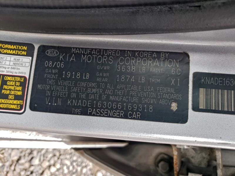 2006 KIA RIO 5 — Фото 12 из 12
