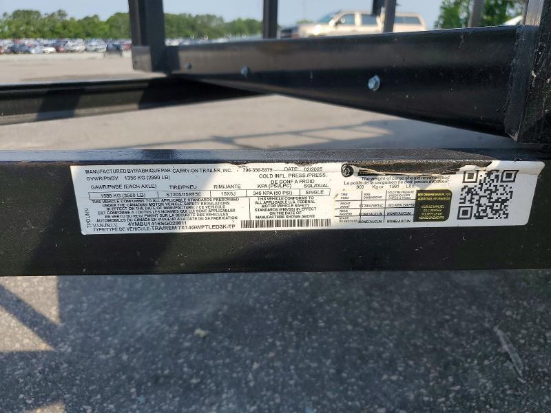 2025 CARRY-ON UTILITY TRAILER — Фото 10 из 10