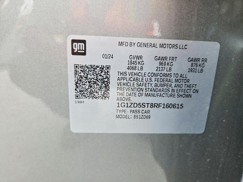 2024 CHEVROLET MALIBU LT — Фото 12 из 12