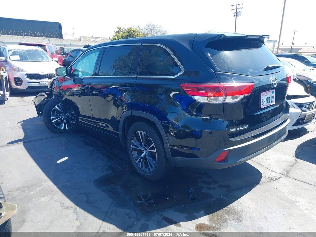 5TDZZRFH6JS256642 2018 TOYOTA HIGHLANDER photo no. 3
