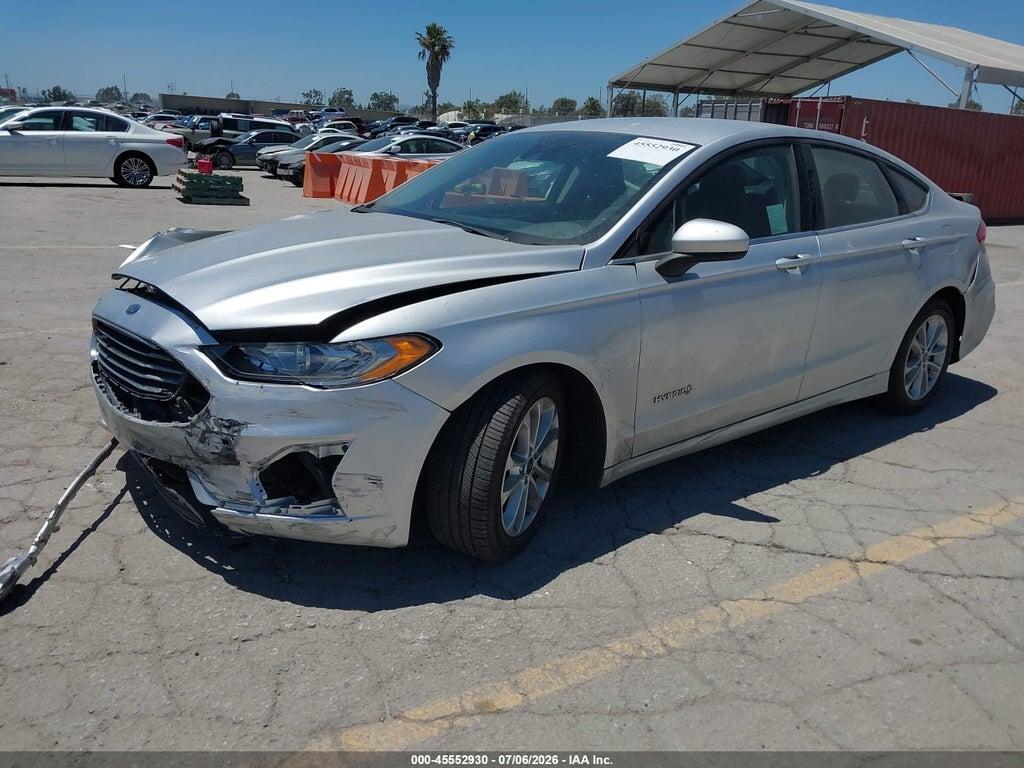 3FA6P0LU3KR174481 2019 FORD FUSION HYBRID photo no. 2