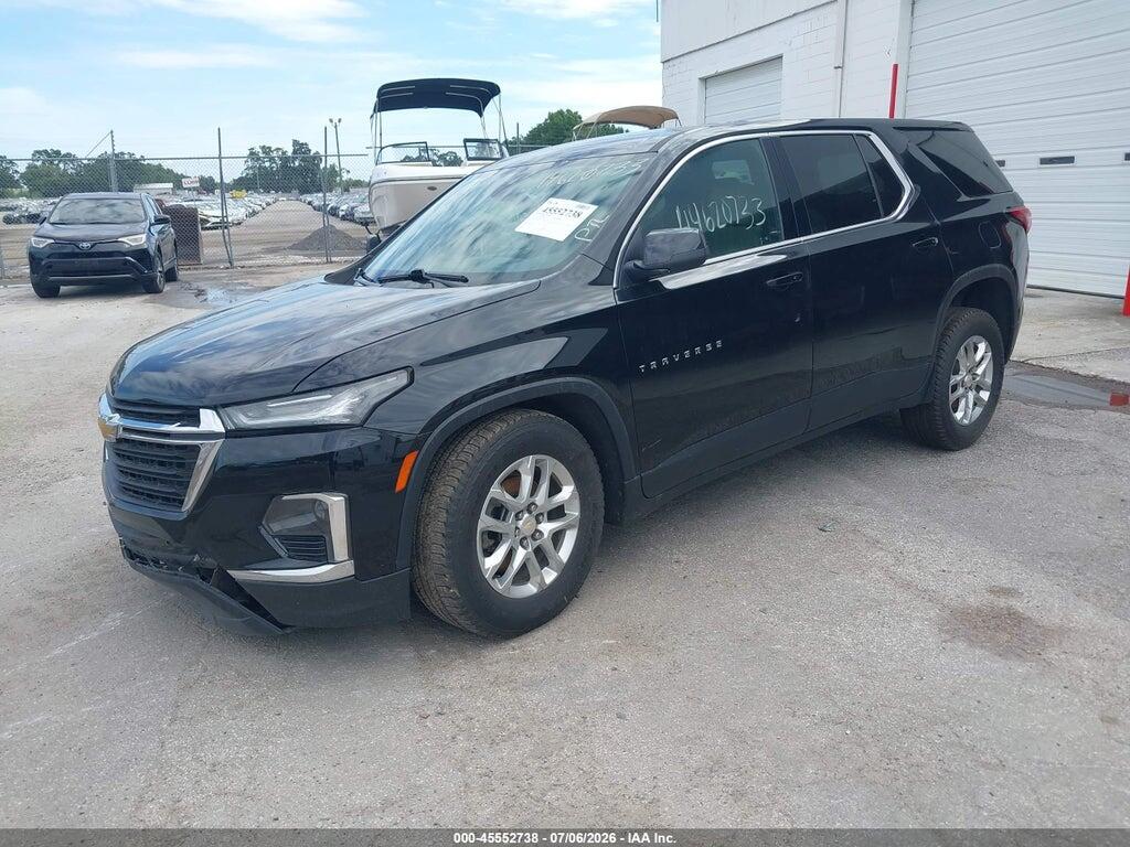 1GNEVFKW3NJ160913 2022 CHEVROLET TRAVERSE photo no. 2
