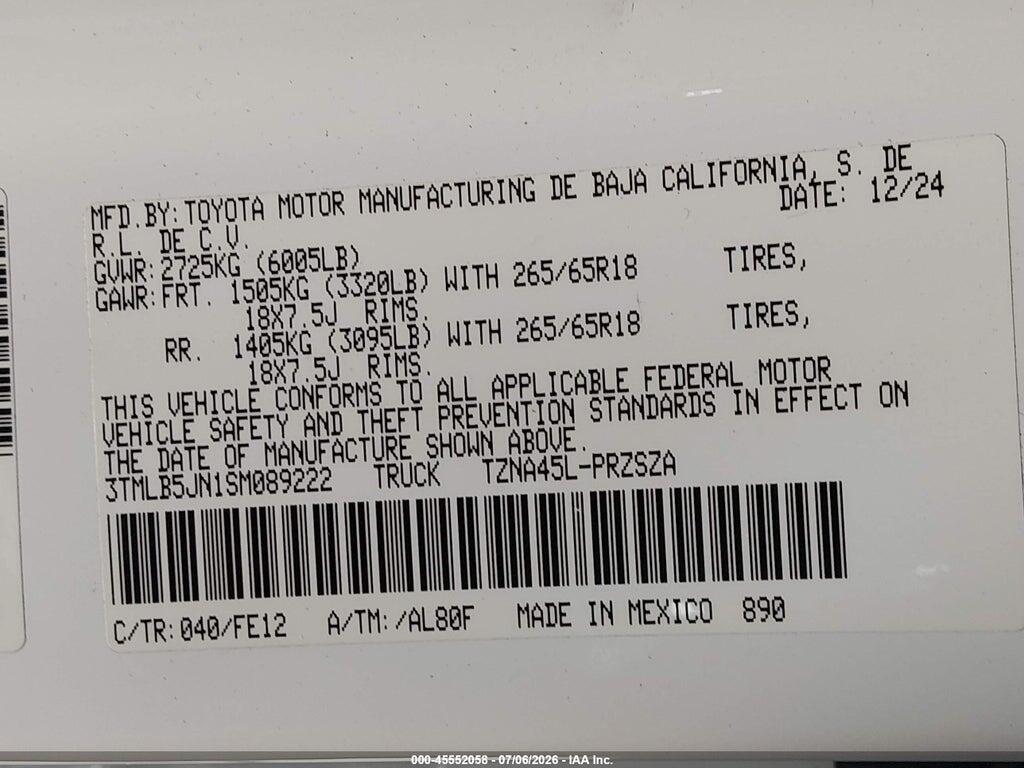 3TMLB5JN1SM089222 2025 TOYOTA TACOMA photo no. 9