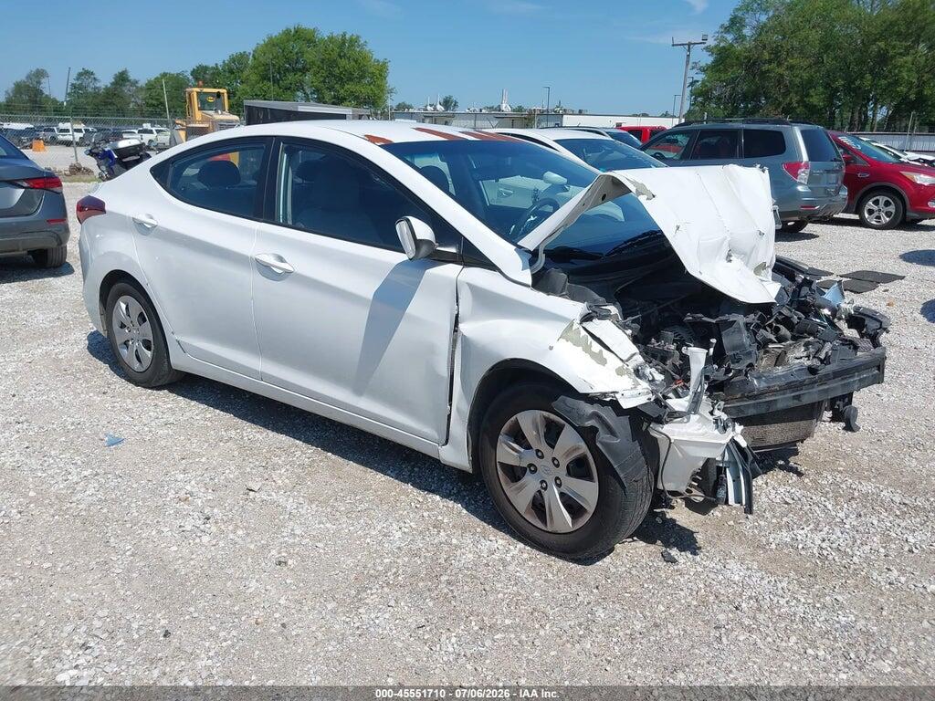 5NPDH4AE8GH692839 2016 HYUNDAI ELANTRA photo no. 1