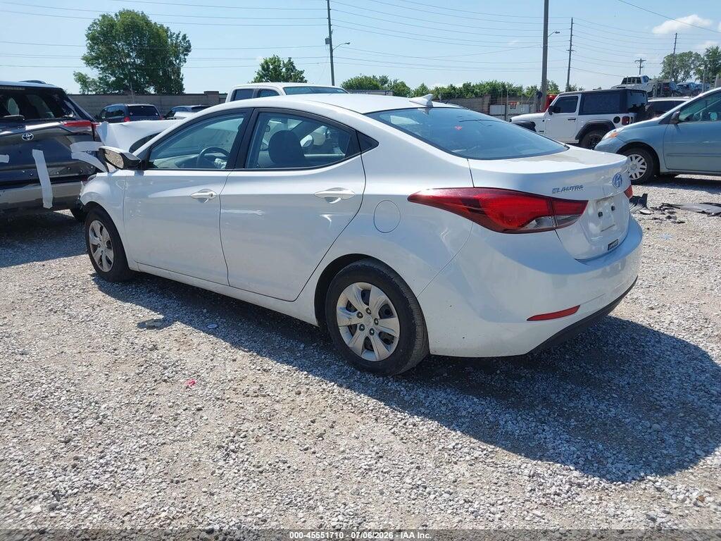 5NPDH4AE8GH692839 2016 HYUNDAI ELANTRA photo no. 3