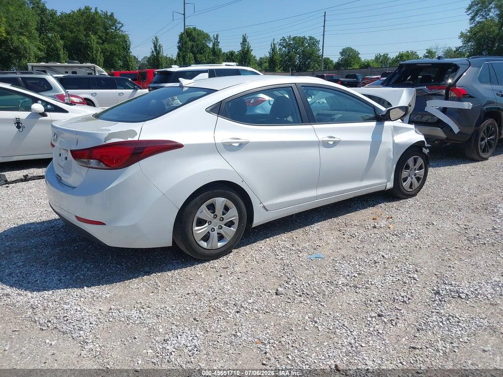 5NPDH4AE8GH692839 2016 HYUNDAI ELANTRA photo no. 4