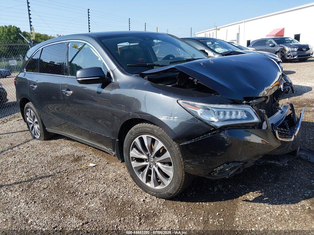 5FRYD4H43GB033655 2016 ACURA MDX photo no. 1