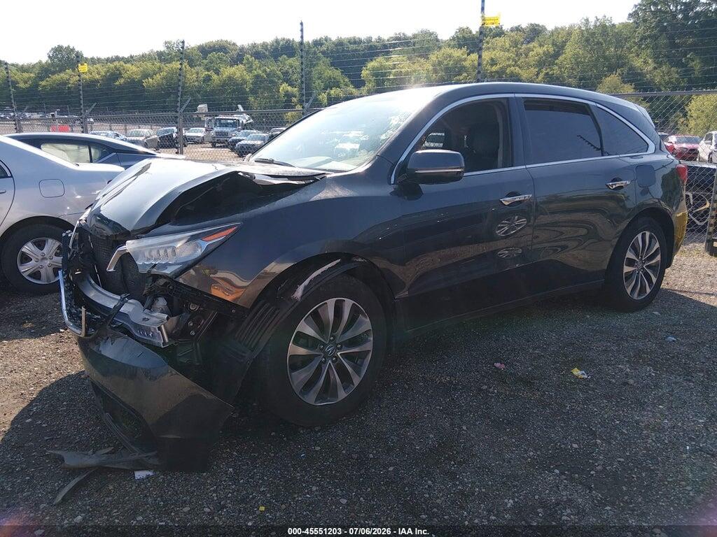 5FRYD4H43GB033655 2016 ACURA MDX photo no. 2