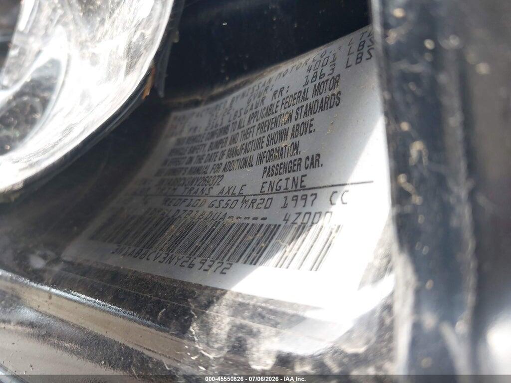 3N1AB8CV3NY269372 2022 NISSAN SENTRA photo no. 9