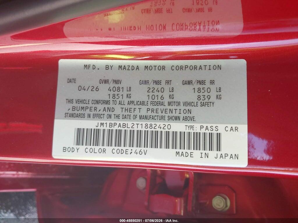 JM1BPABL2T1882420 2026 MAZDA MAZDA3 photo no. 9