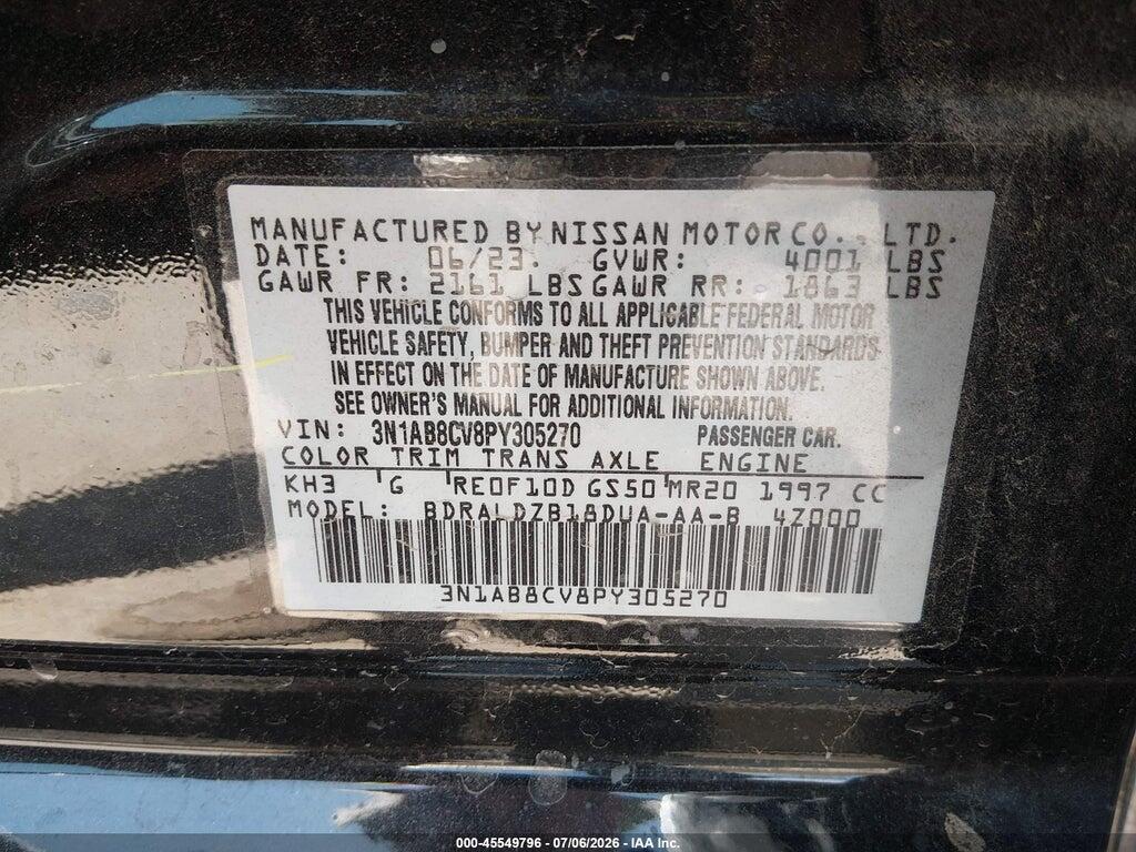 3N1AB8CV8PY305270 2023 NISSAN SENTRA photo no. 9