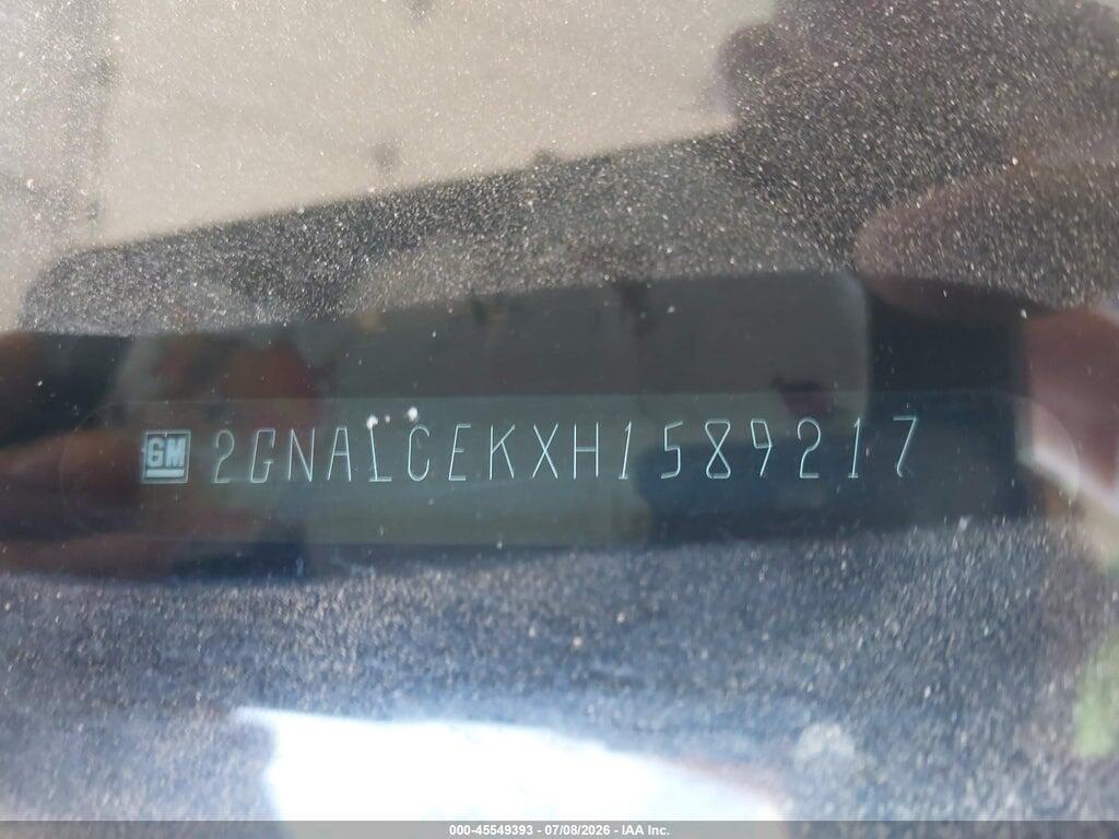 2GNALCEKXH1589217 2017 CHEVROLET EQUINOX photo no. 9